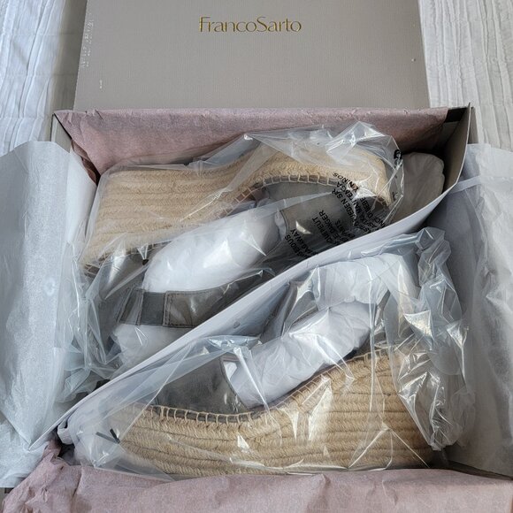 Franco Sarto Women's Treasure 2 Spadrille Sandals Olive Green Sizes 7.5 - 9 NWB - Picture 11 of 13